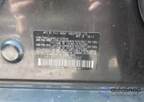 2013 Subaru Forester 2.5X Premium from USA, damaged, VIN JF2SHACC0DH410349